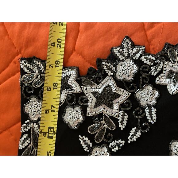 J KARA New York Womens Size Small Beaded and Sequined Top - Picture 9 of 14